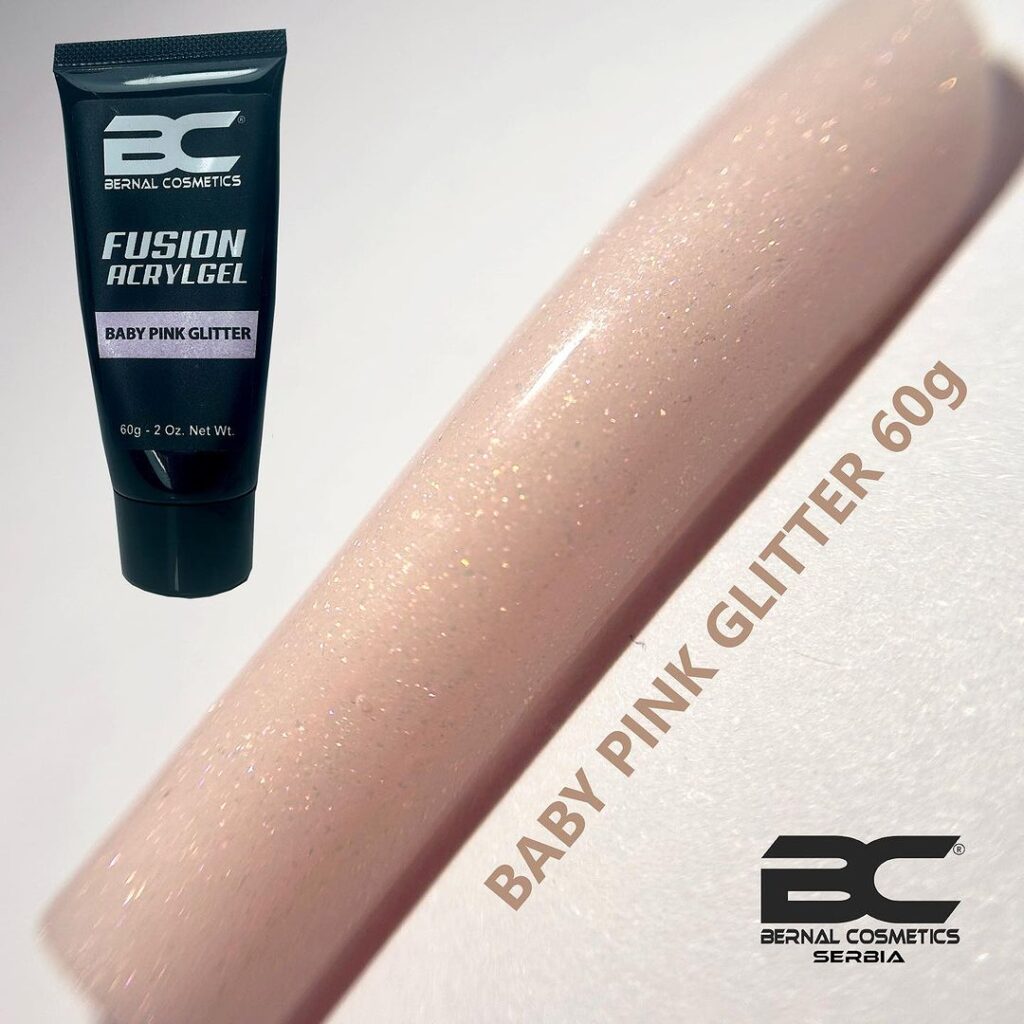 Akrigel Baby Pink Glitter