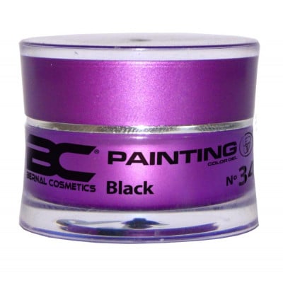 Crni Nail Art Gel Bernal Cosmetics Pakovanje