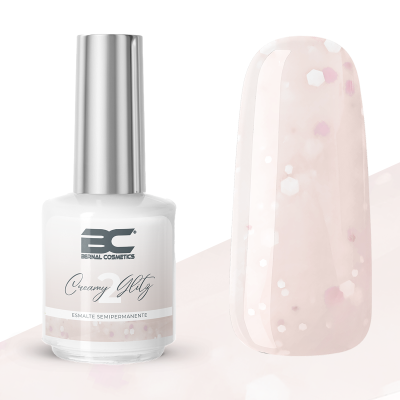 Poluprozirni Gel Lak Creamy Glitz Nº 2 – 15ml